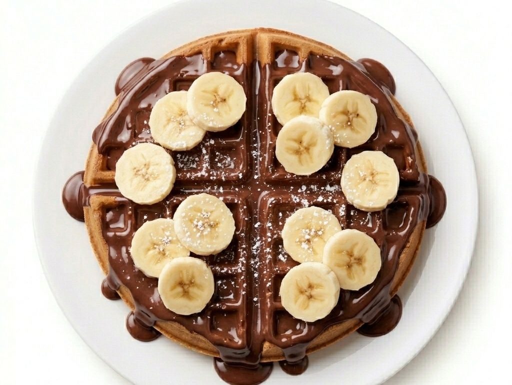 Nutella and banana waffle