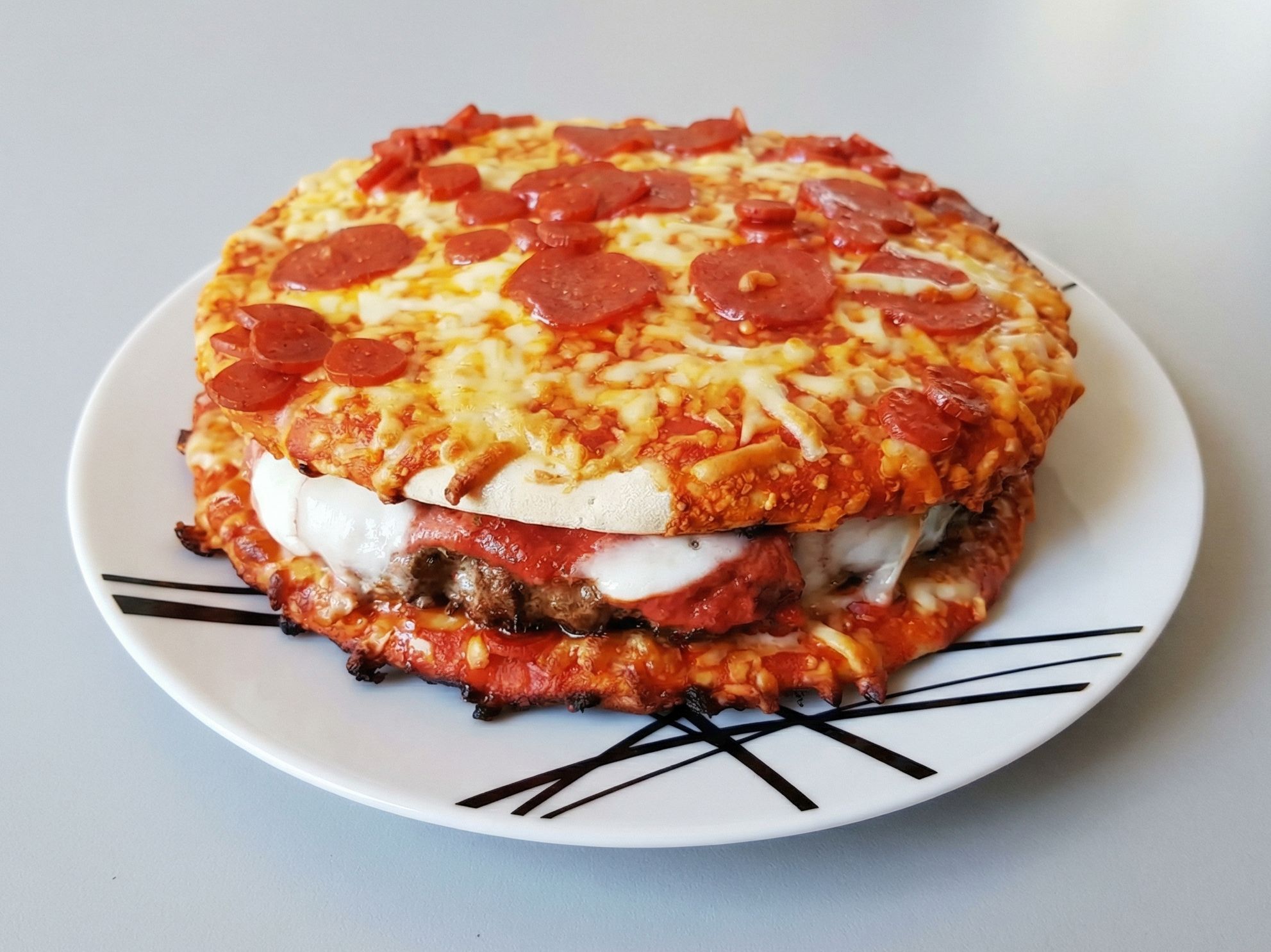 Texas Burger Pizza Large