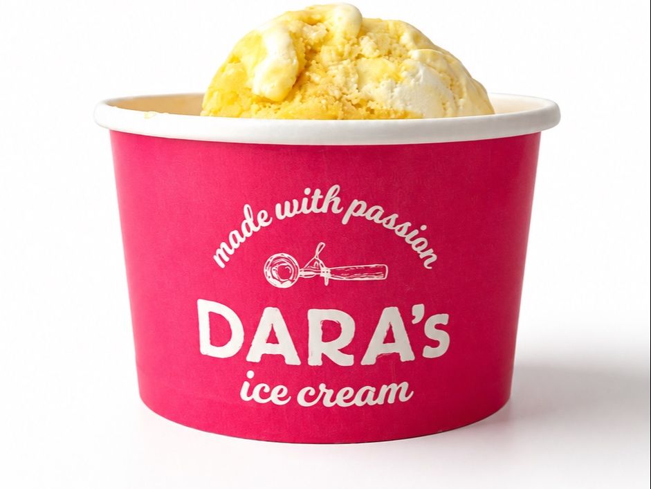 Creamy Passion Fruit Ice Cream