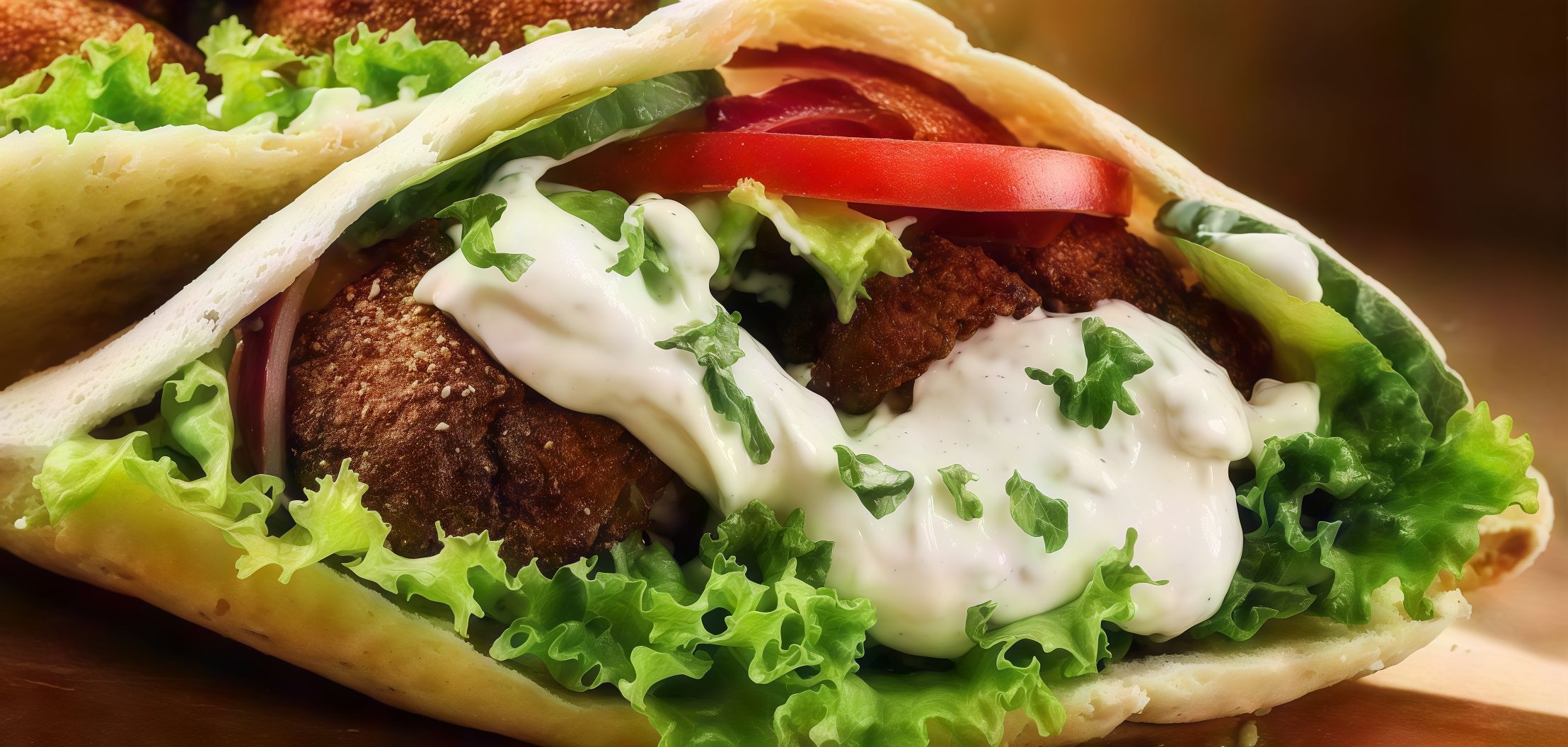Taamia With Ketchub And Mayonnaise Sandwich