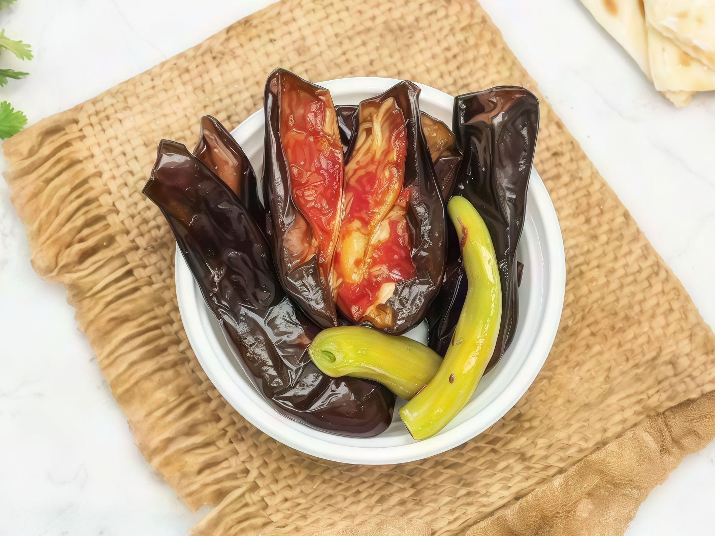 Small Pickled Eggplant Box
