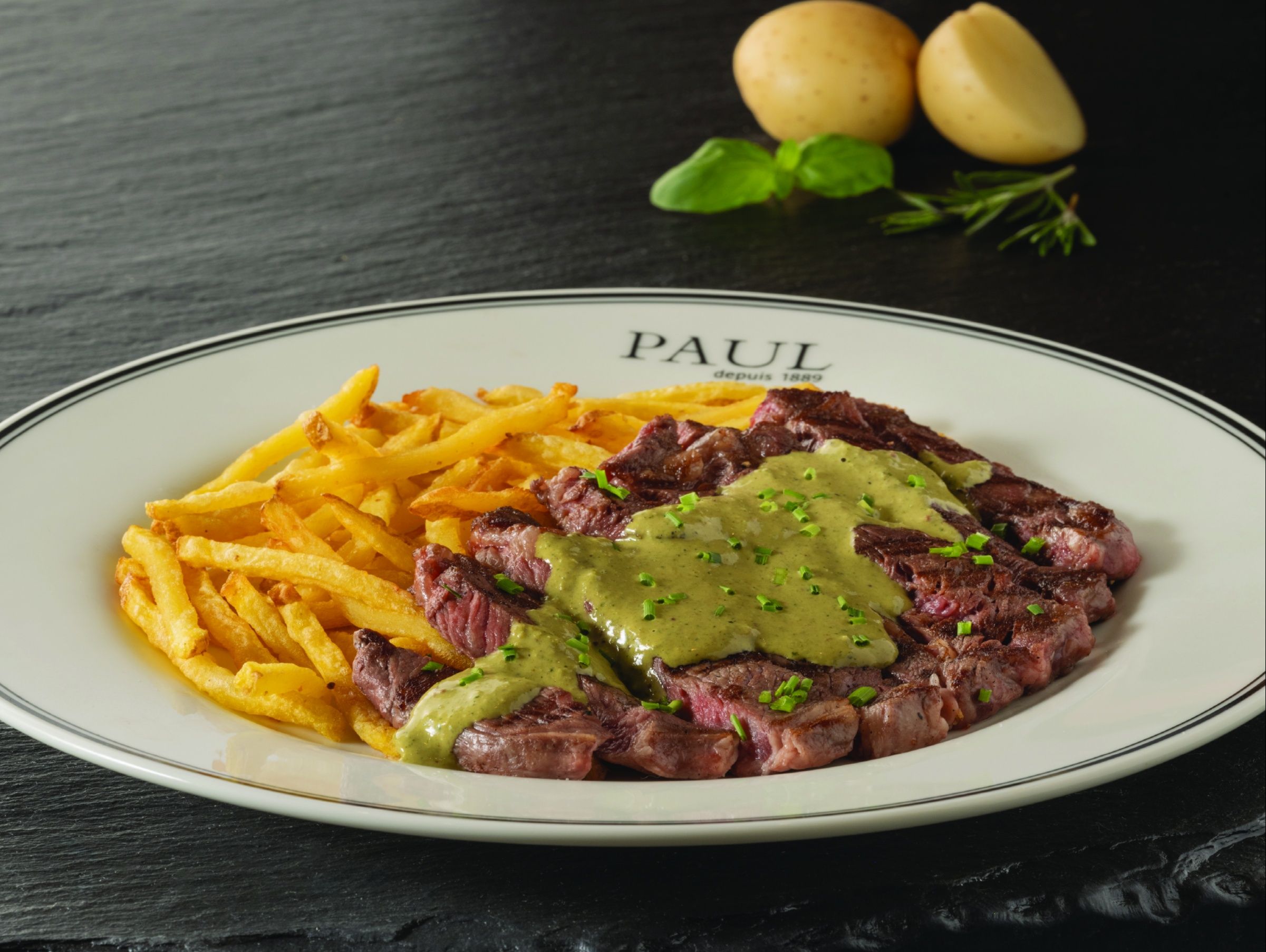 Steak Entrecote And French Fries