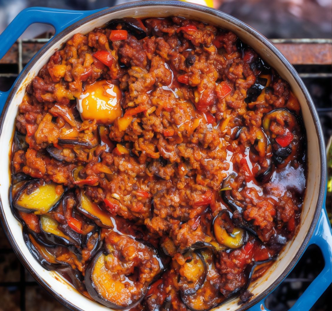 Mesakaa With Sausage