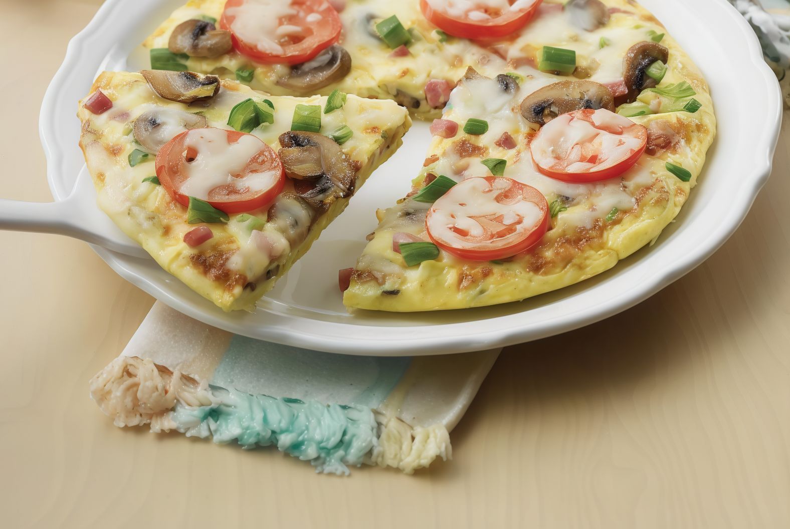 Omelette Pizza