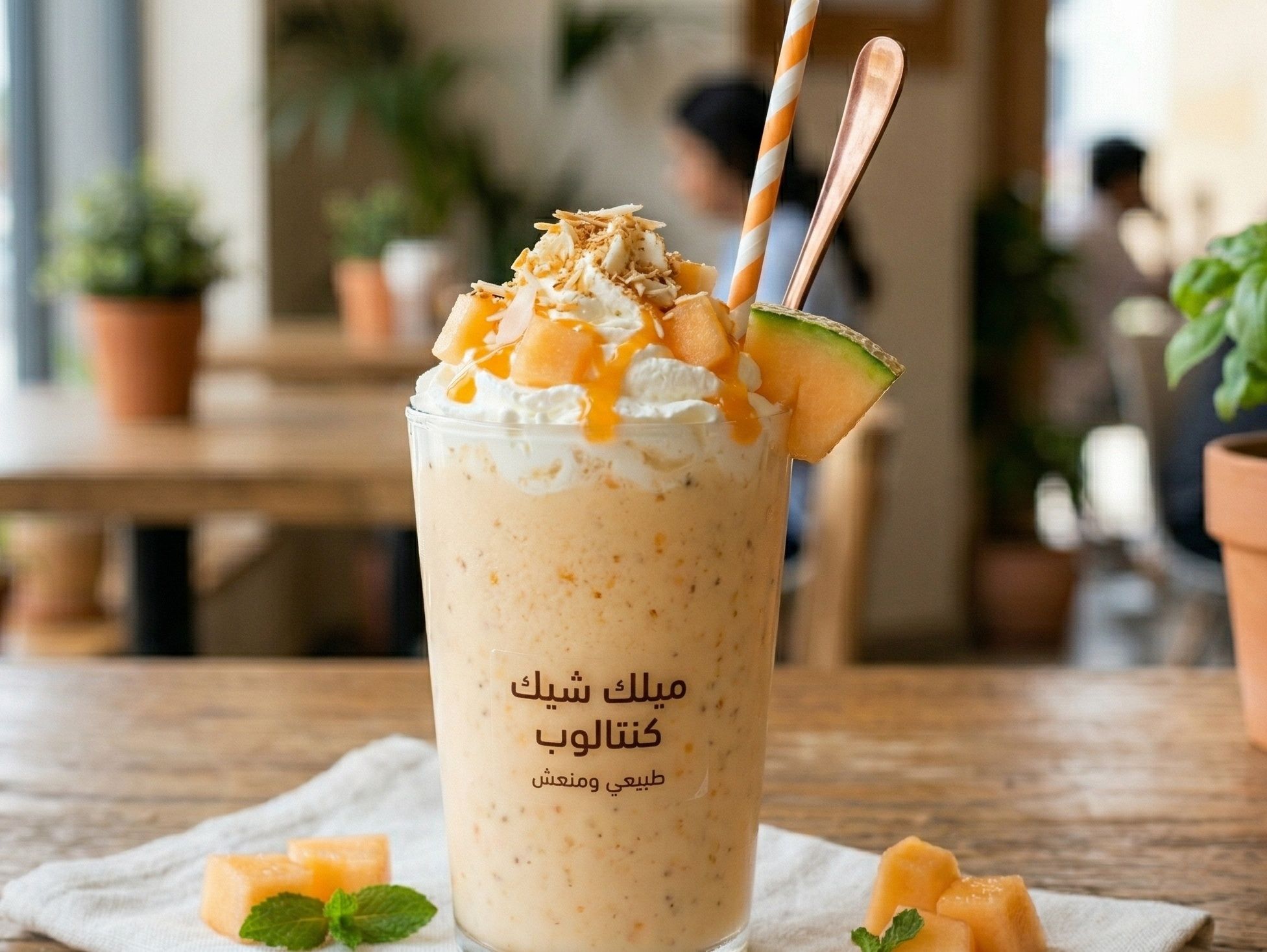 Cantaloupe Milkshake