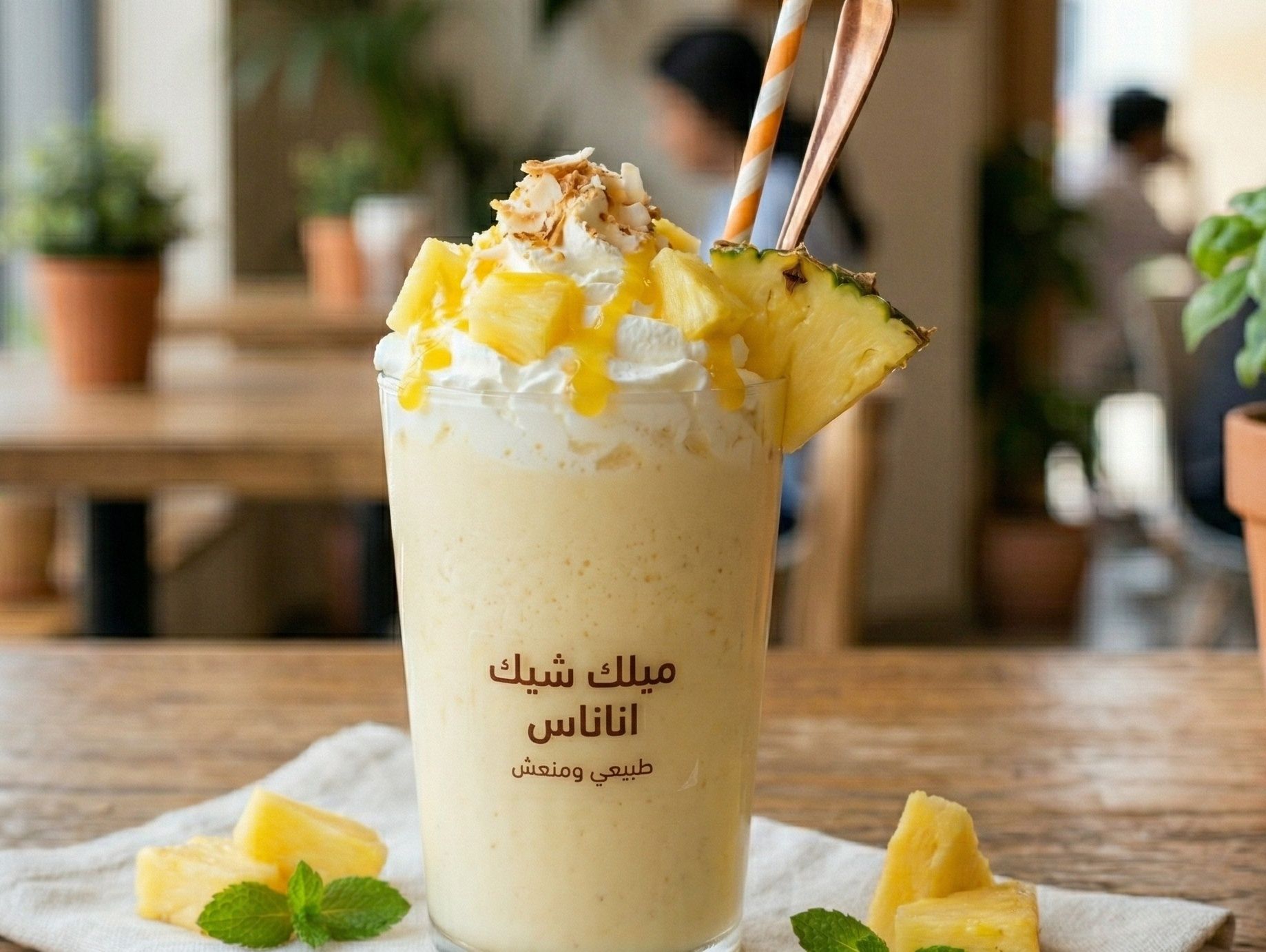 Pineapple Milkshake