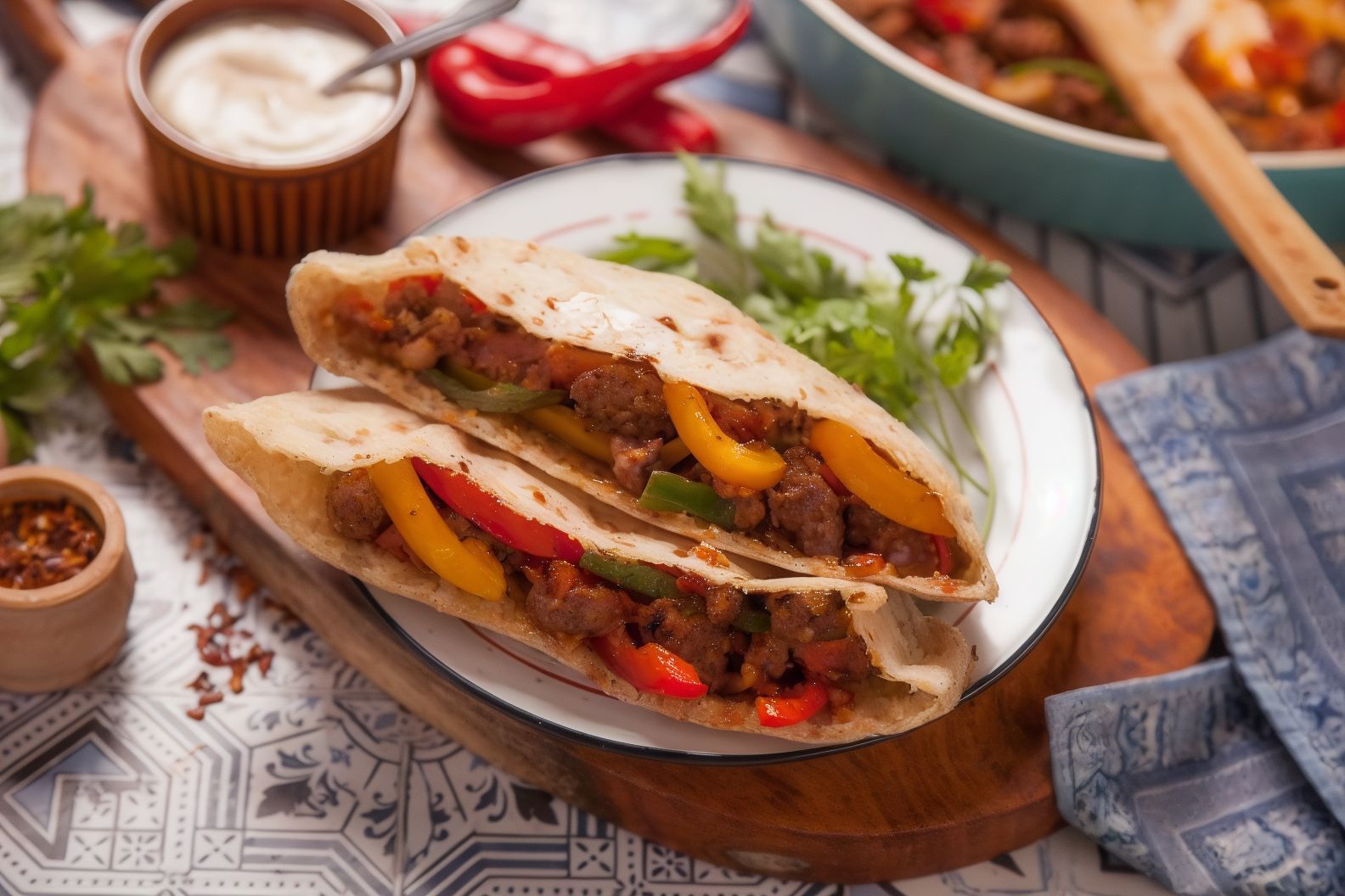 Grilled Baladi Oriental Sausage Loaf