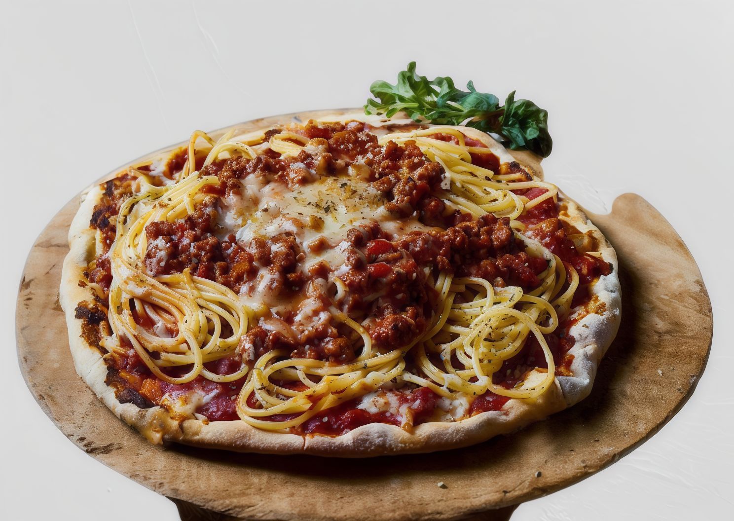 Bolognese Minced Meat Pizza Pasta