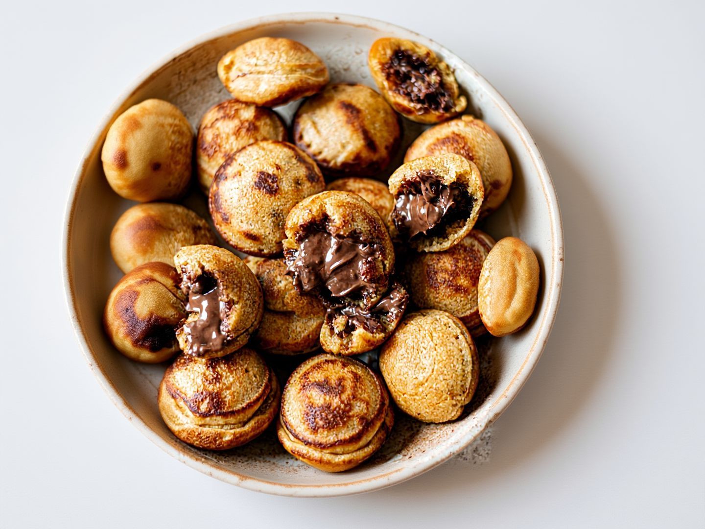 Mini Pancake With Nutella