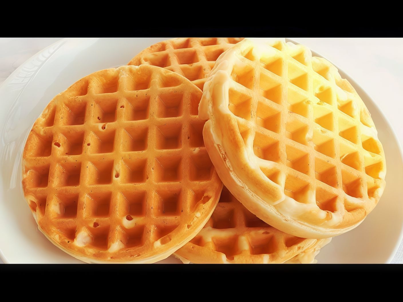 Plain waffle