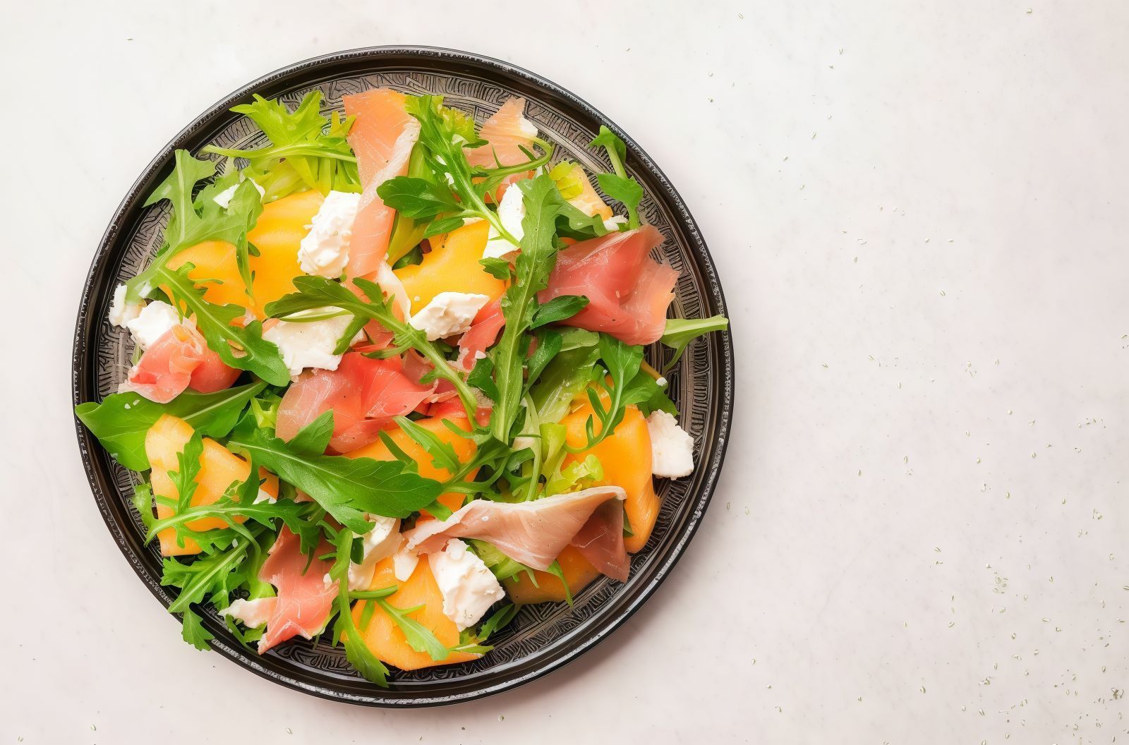 Smoked Salmon Rocca Salad