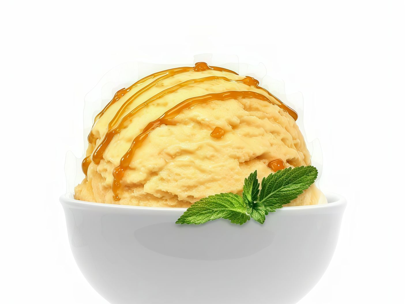 Caramel ice cream
