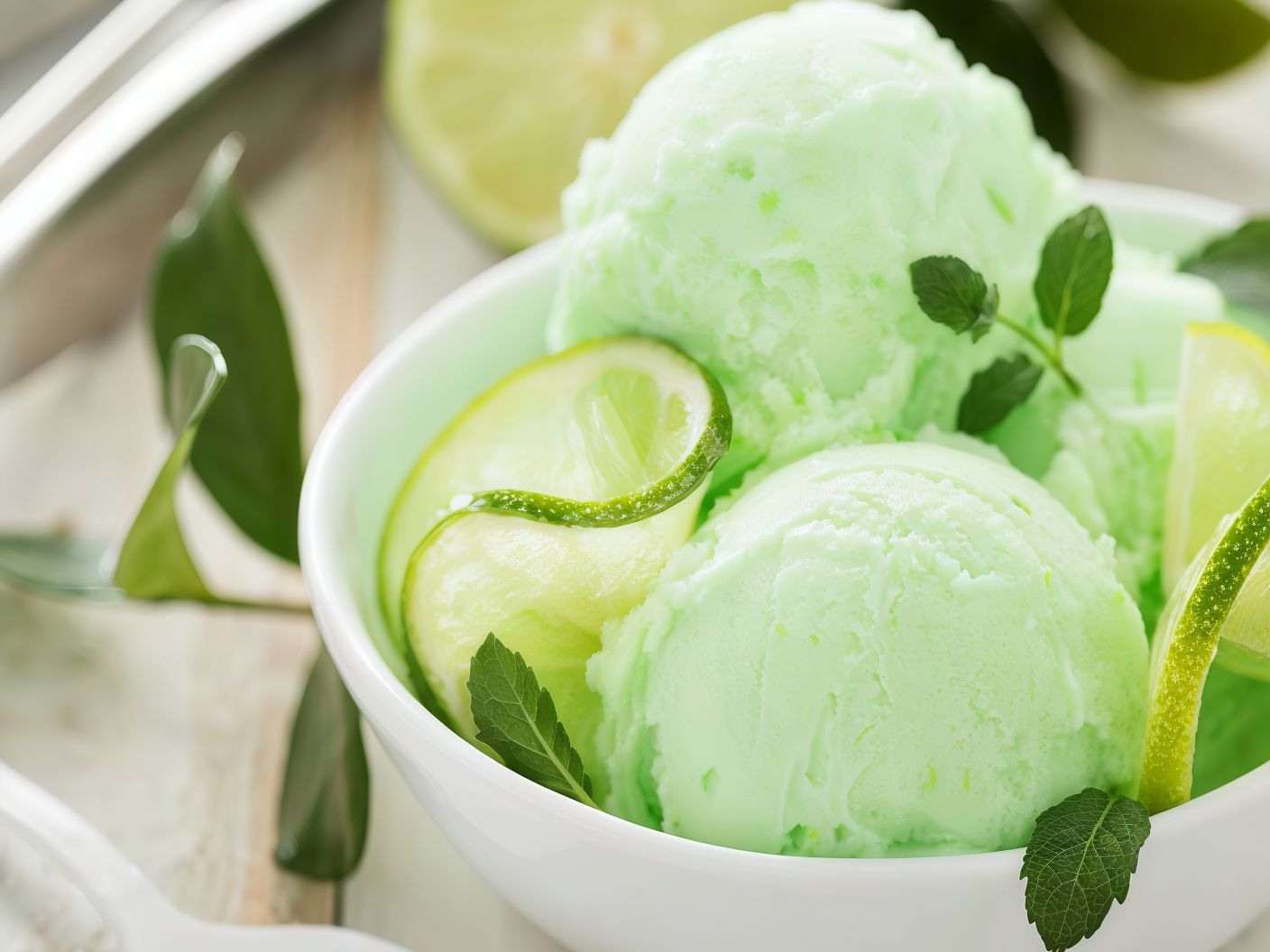 Lemon ice cream