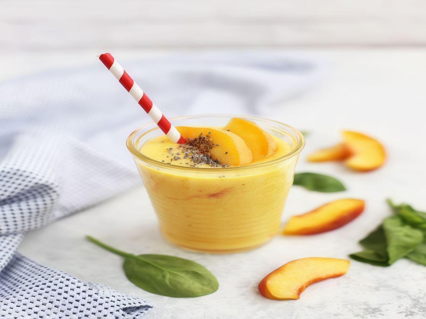 Mango and Peach Smoothie