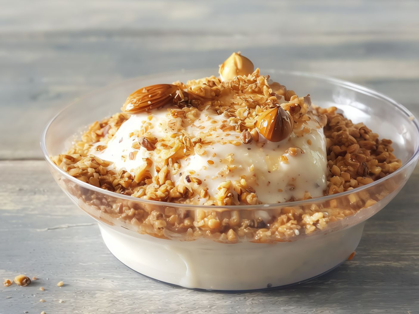 Rice Pudding With Nuts And Qeshta