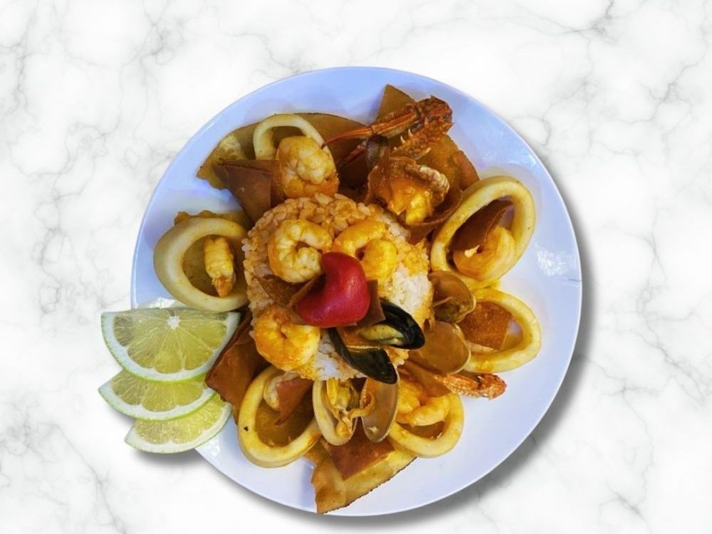 Seafood Fatteh
