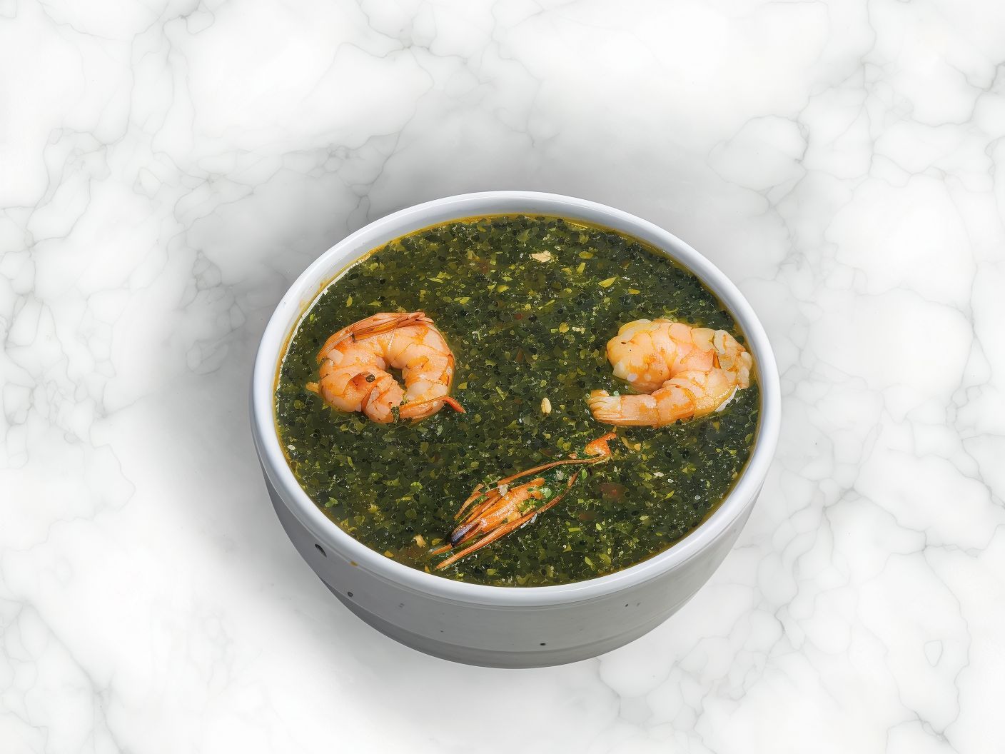 Molokhia With Shrimp