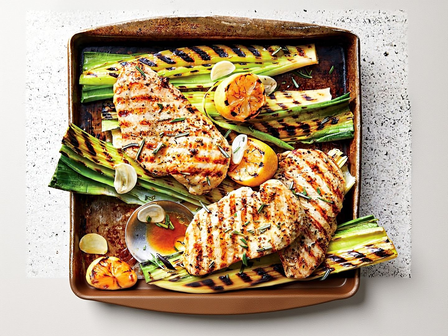 Chicken With Lemon Platter