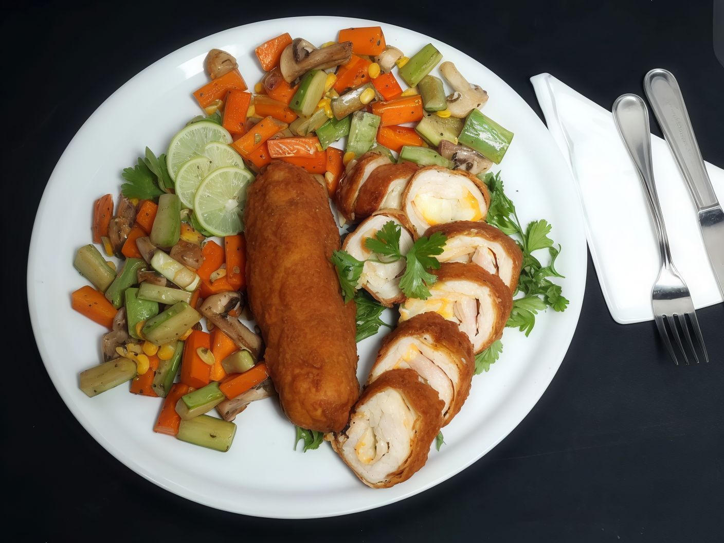 Chicken Roll Dish