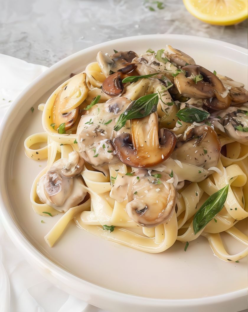Chicken Mushroom Truffle Pasta