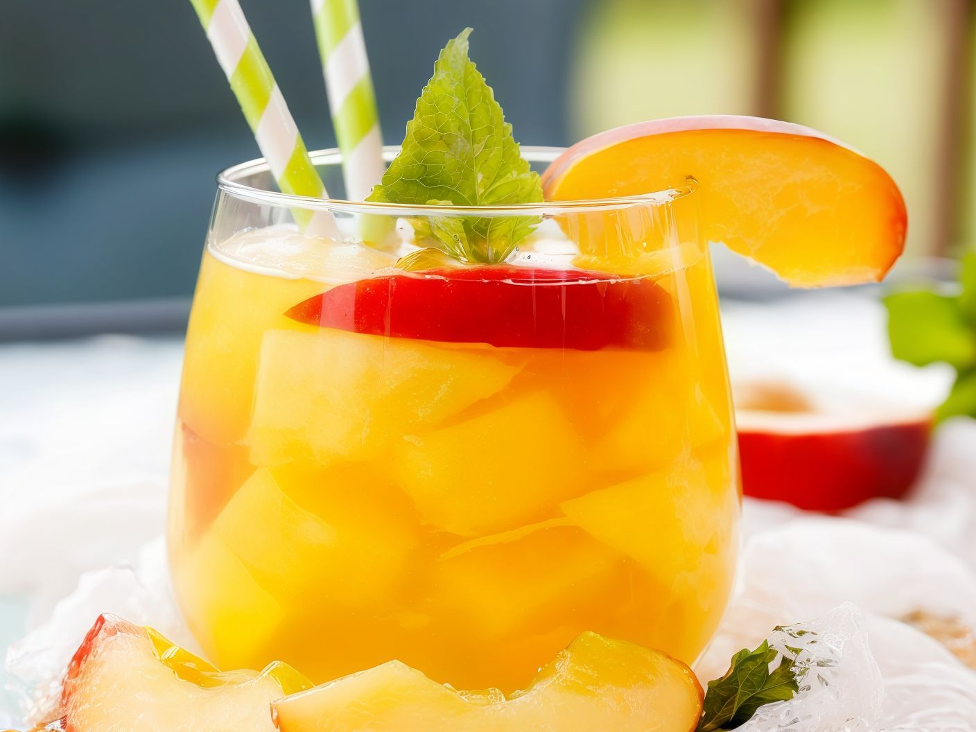 Peach Julius Cocktail