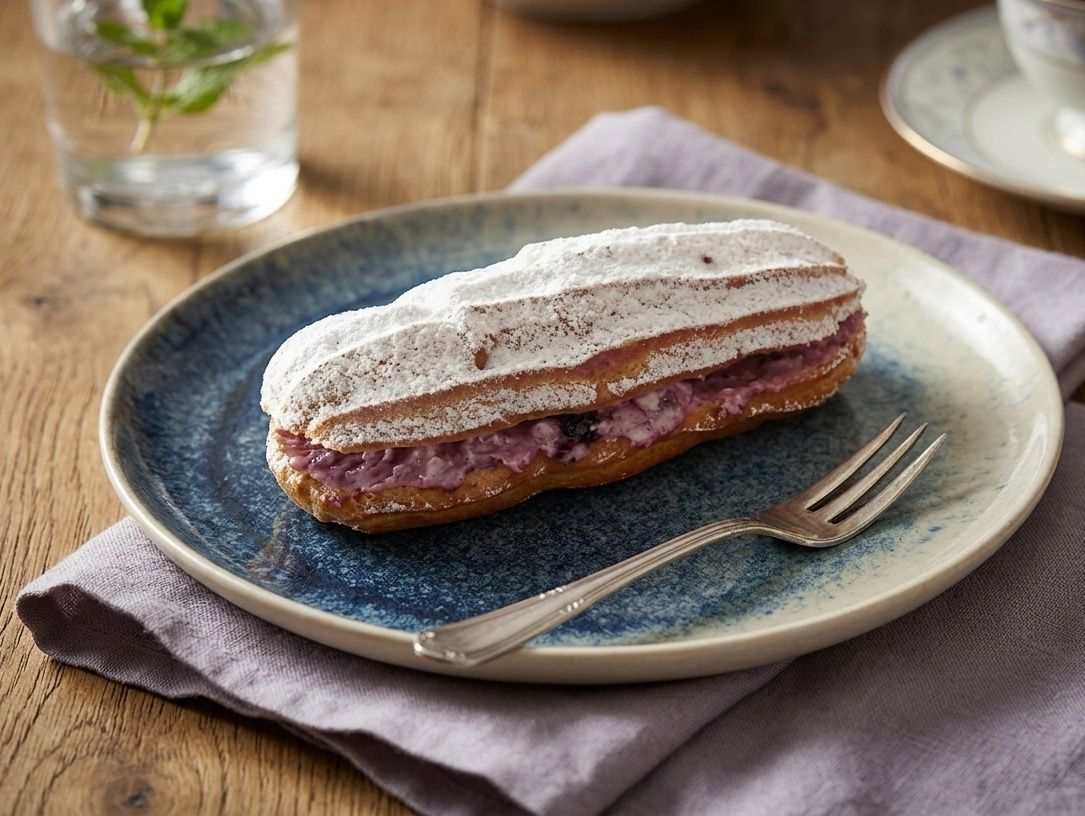 Blueberry Eclair