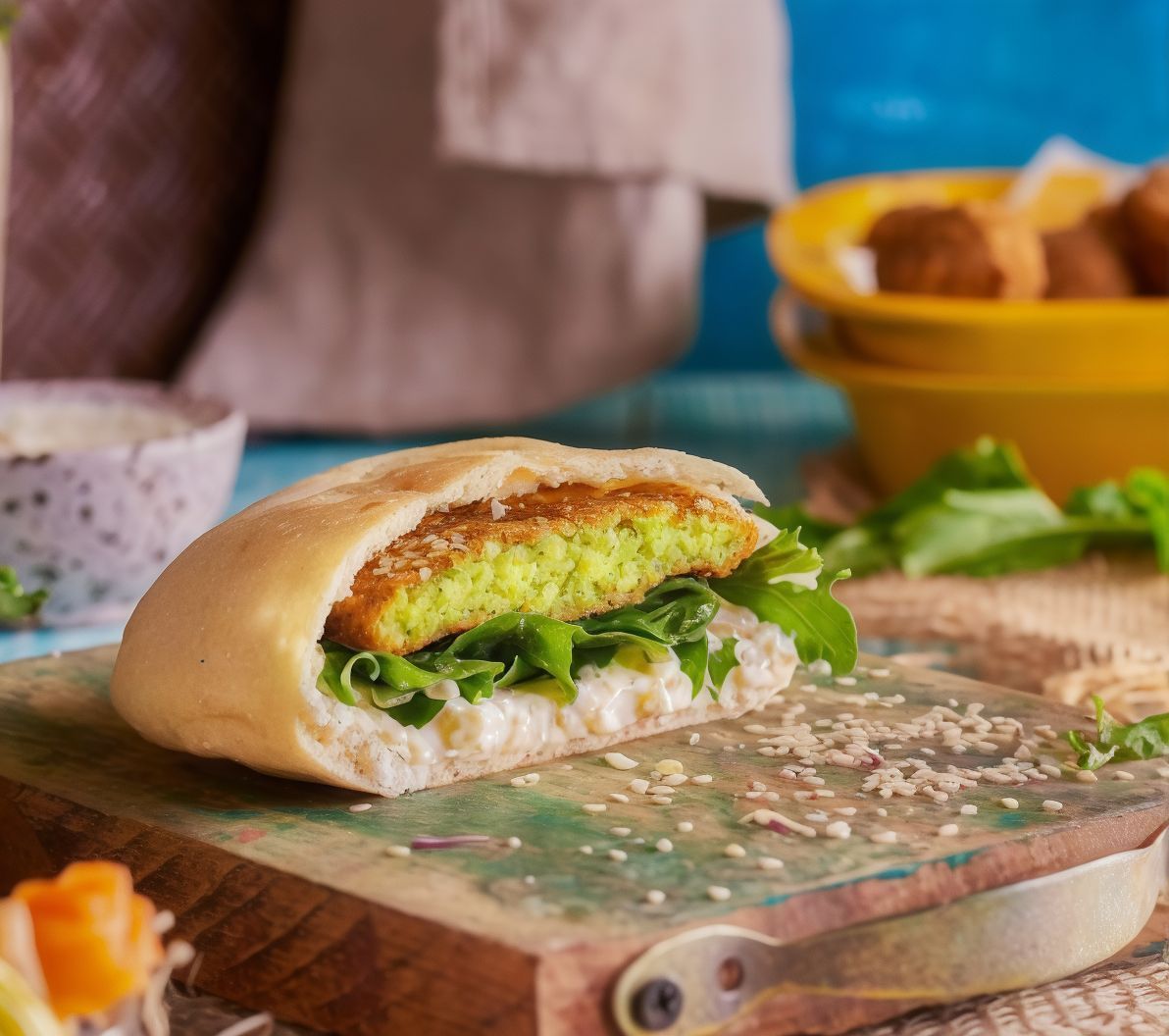 Mini Falafel Sandwich