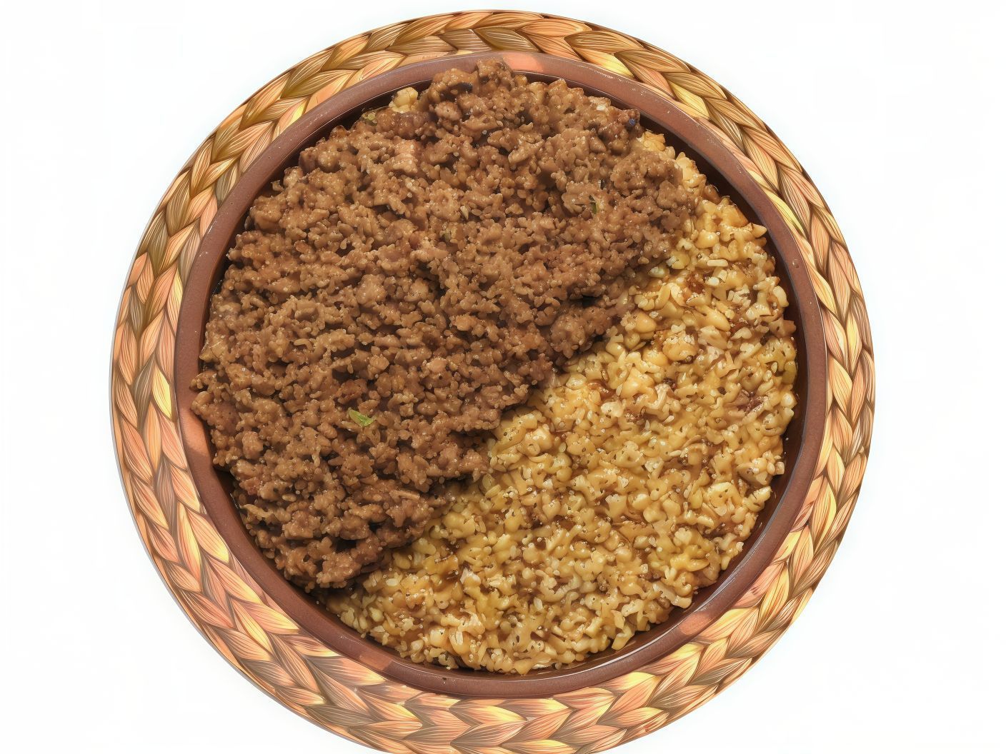 Grits With Minced Meat Casserole 2 Persons