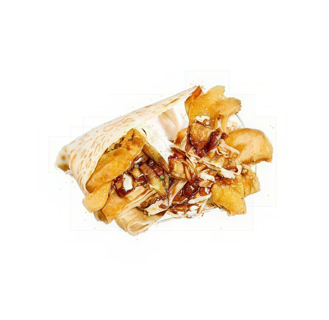 Strips and shish Crepe