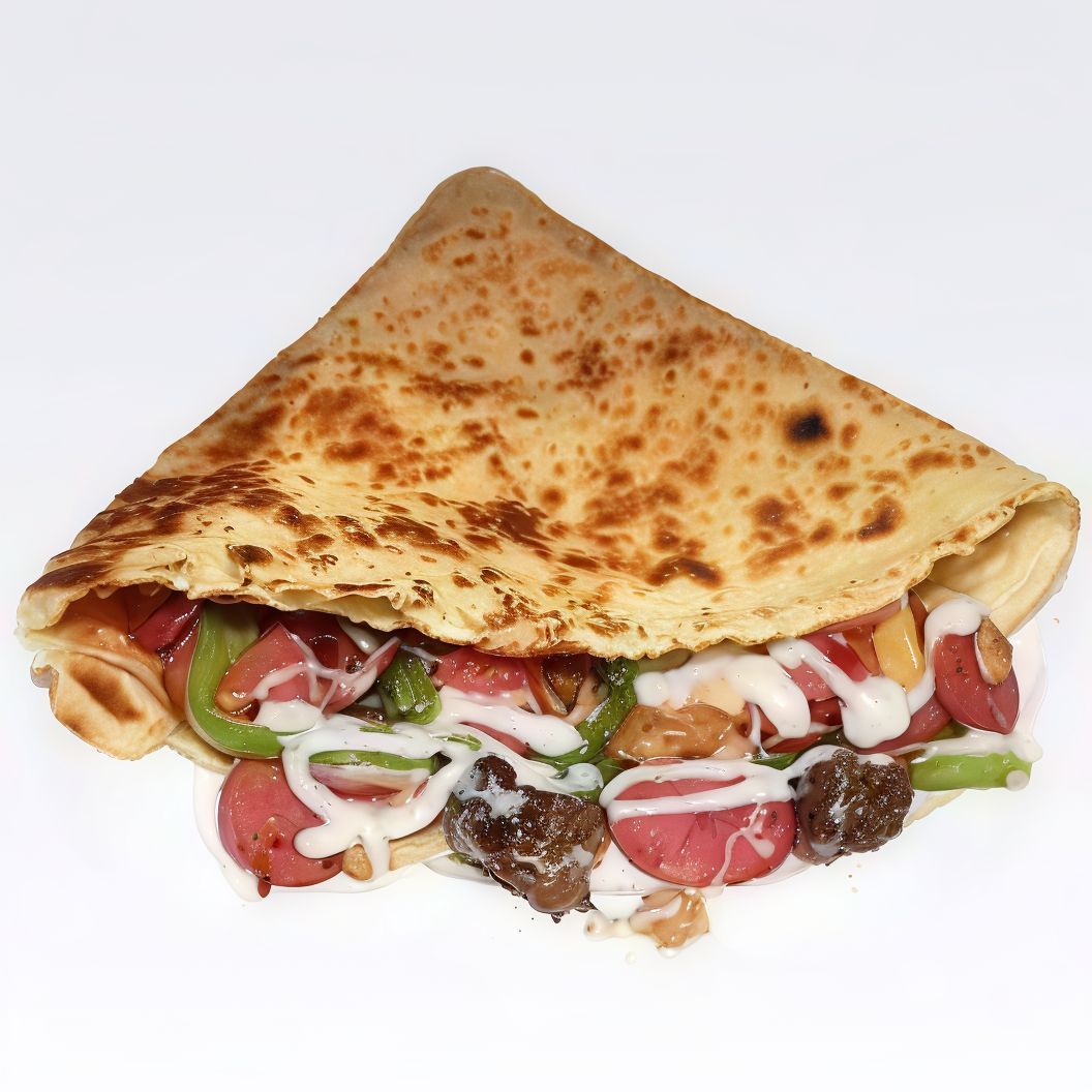 Super crunchy and Hot Dog Crepe