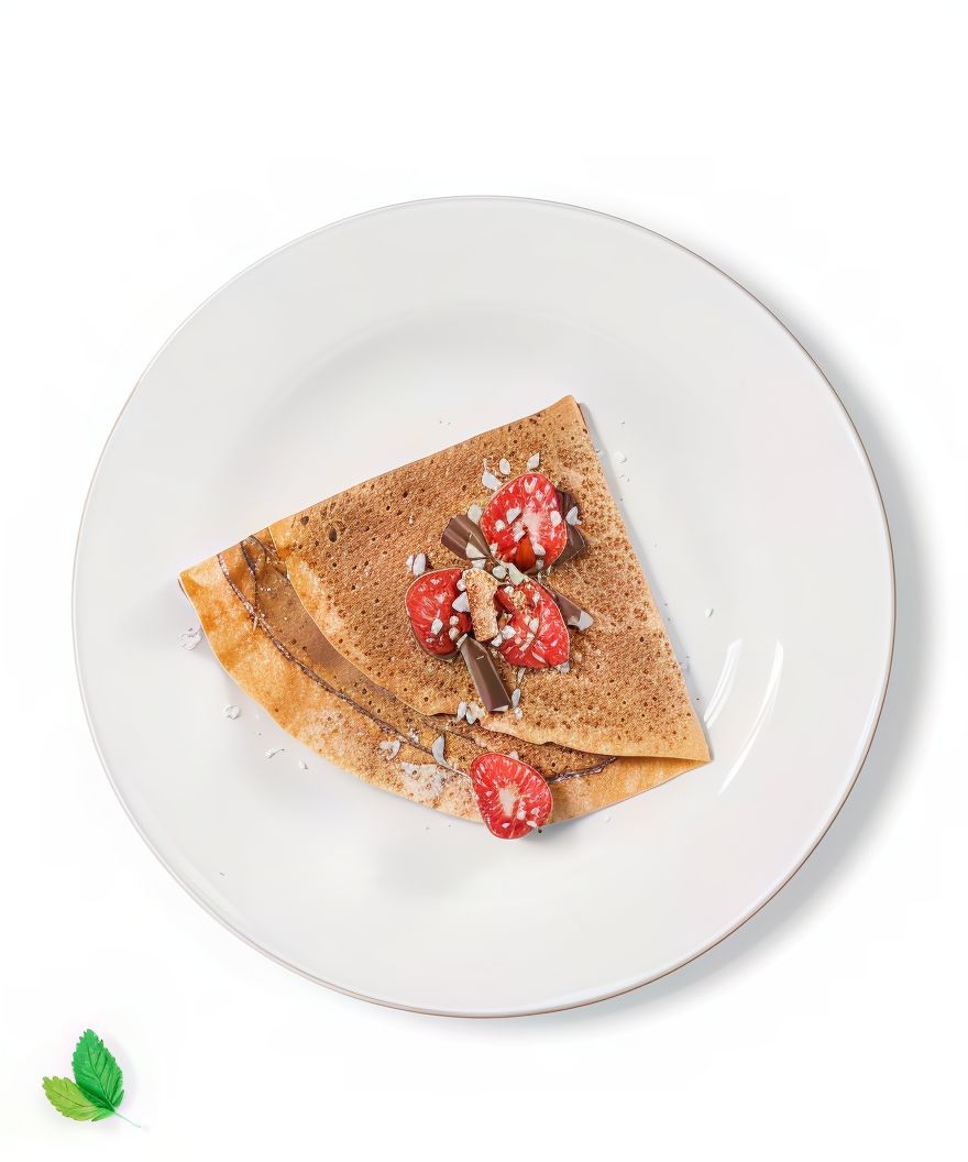 Chocolate nuts Crepe