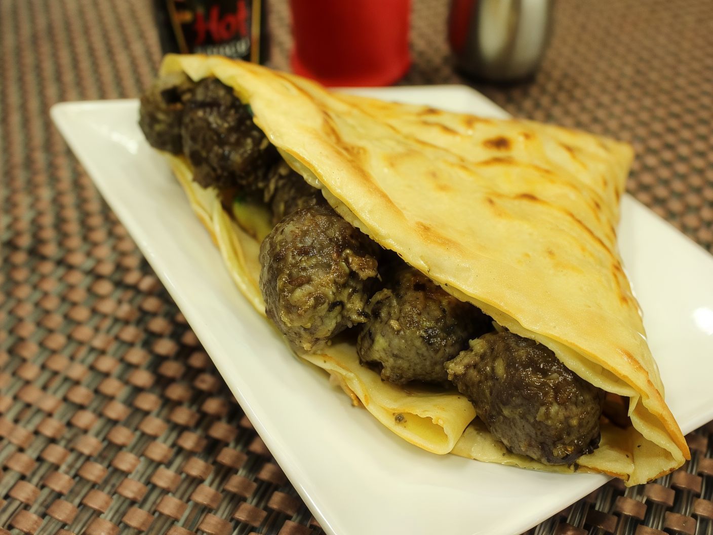 Grilled Kofta Crepe