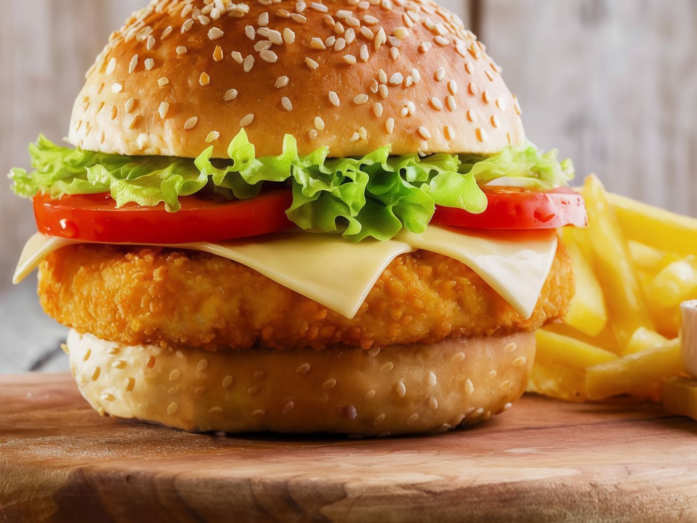 Chicken Burger Crunchizer Sandwich