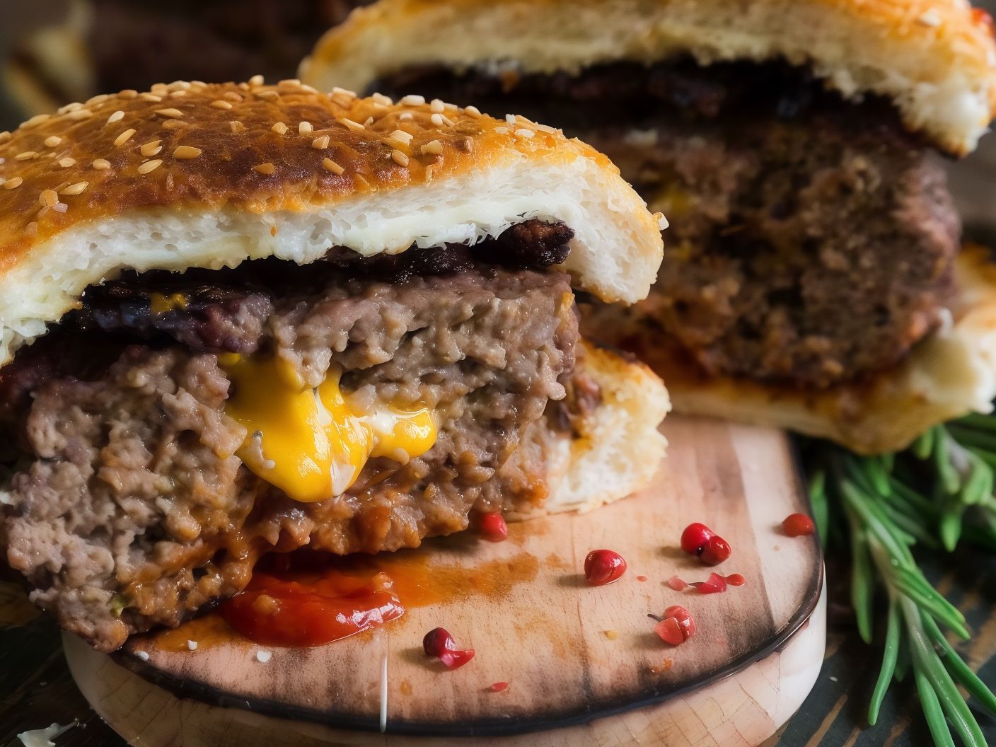 Jumbo Beef Burger Mix Cheese