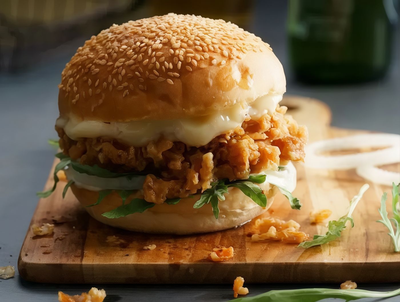 Double Estabix Chicken Sandwich