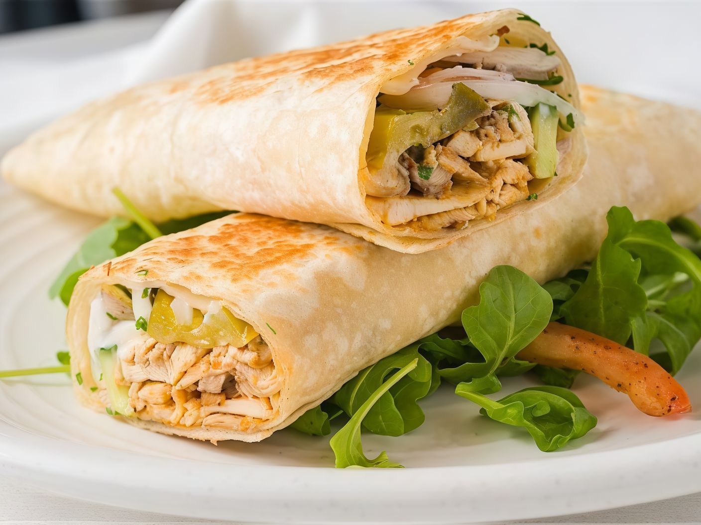 Syrian Chicken Shawerma Sandwich