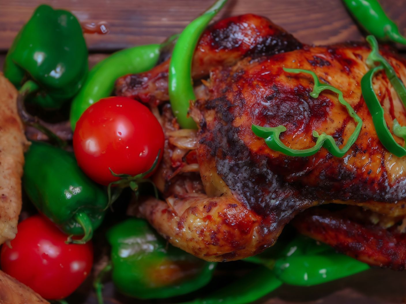 Half Grilled Chicken