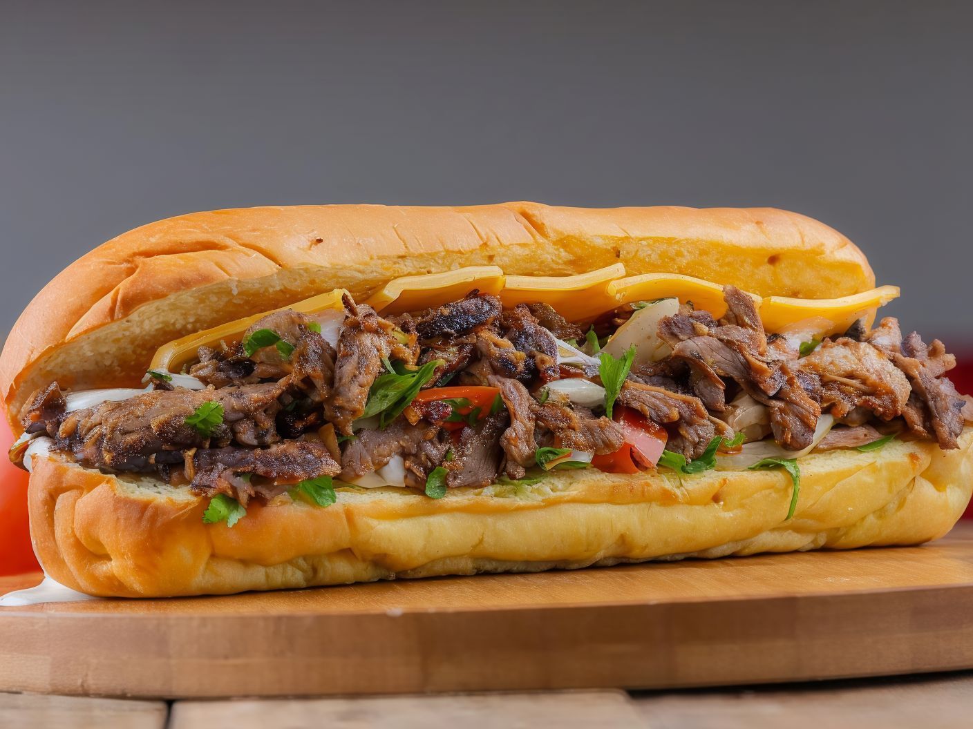 Meat Shawarma French Sandwich