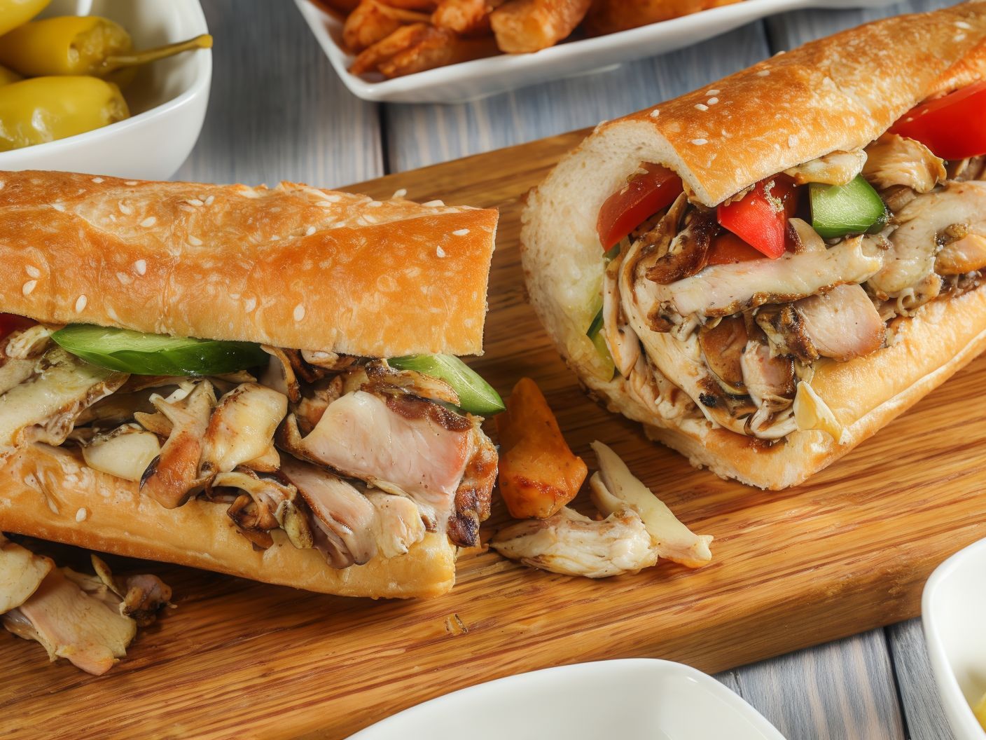 Chicken Shawarma French Sandwich