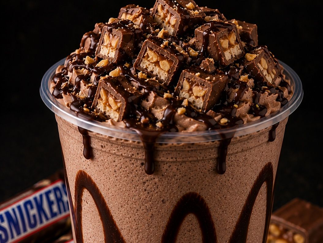Snickers Chocolate Milkshake