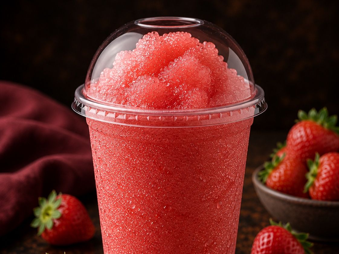 Strawberry Slush Puppie