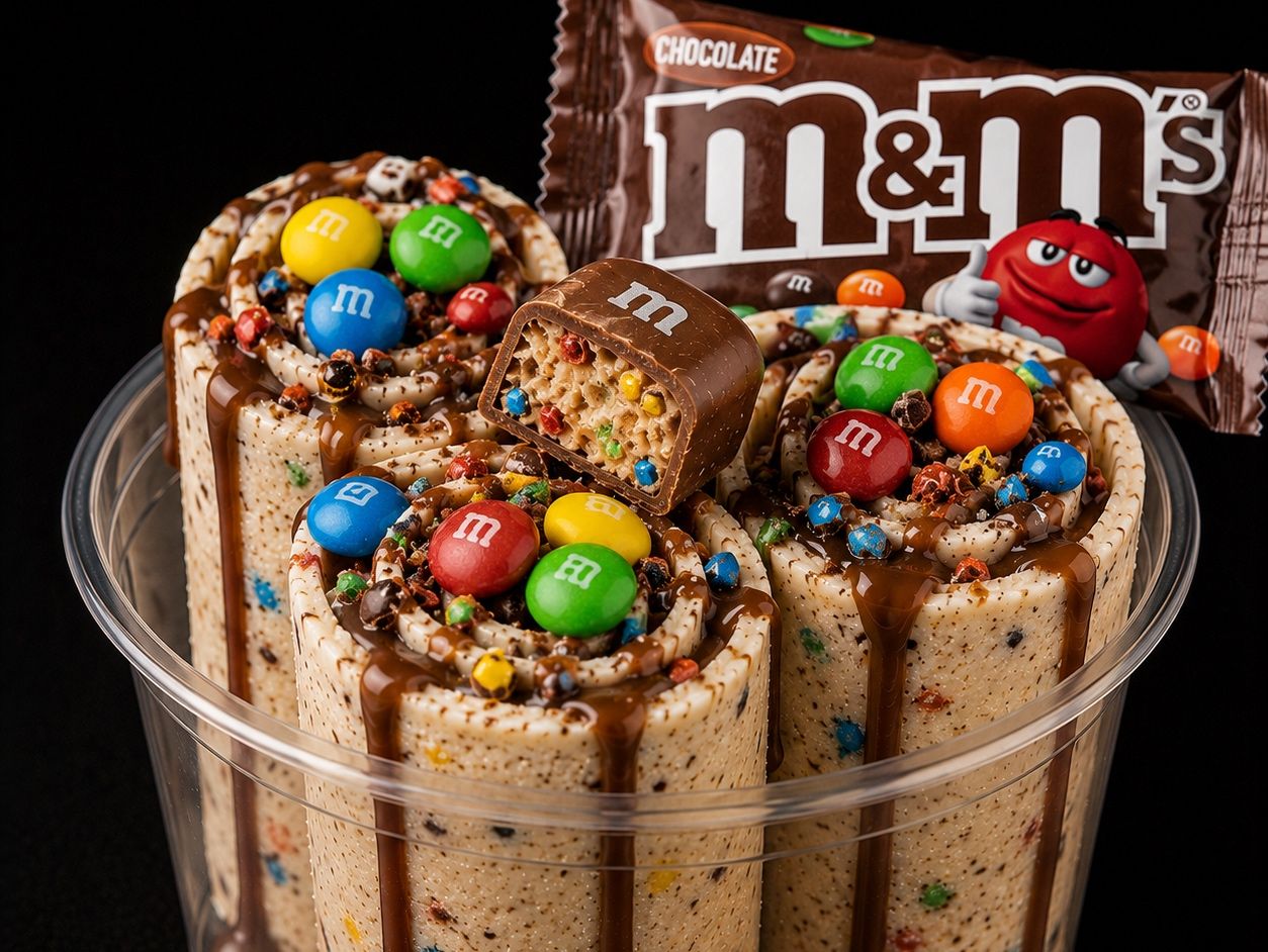 Ice cream roll chocolates