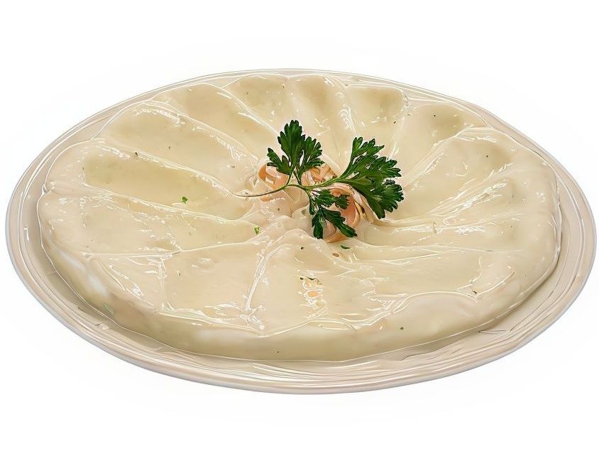 Garlic dip dish