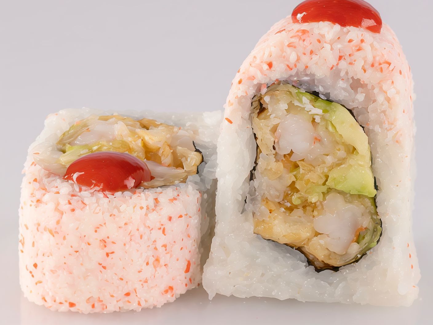 Pink Panther Shrimp Ura Maki