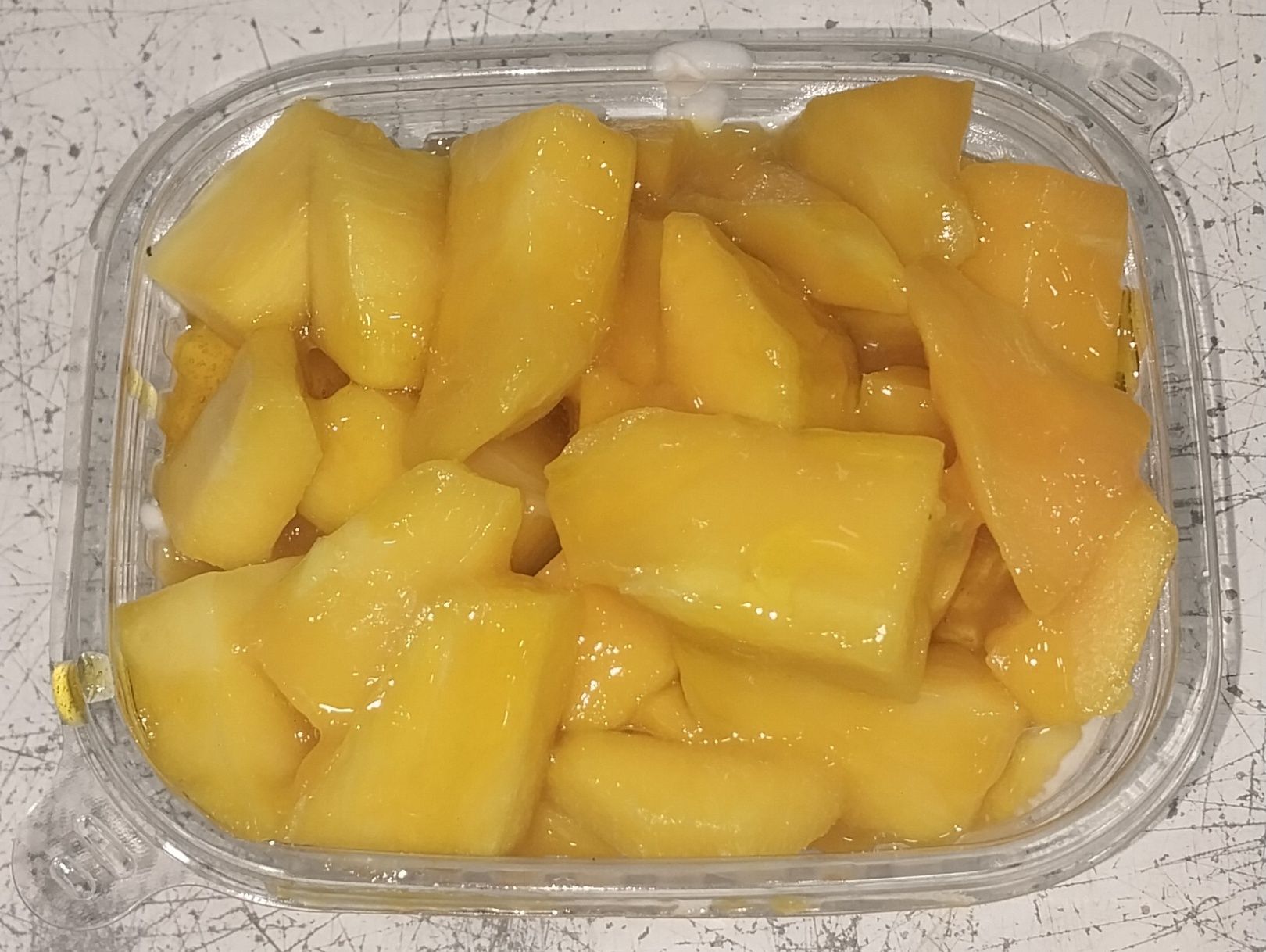 Rice with mango pieces