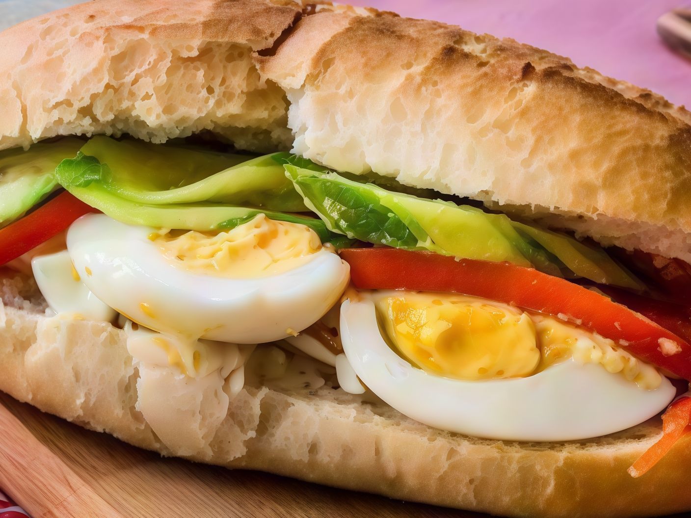 Boiled Egg Sandwich