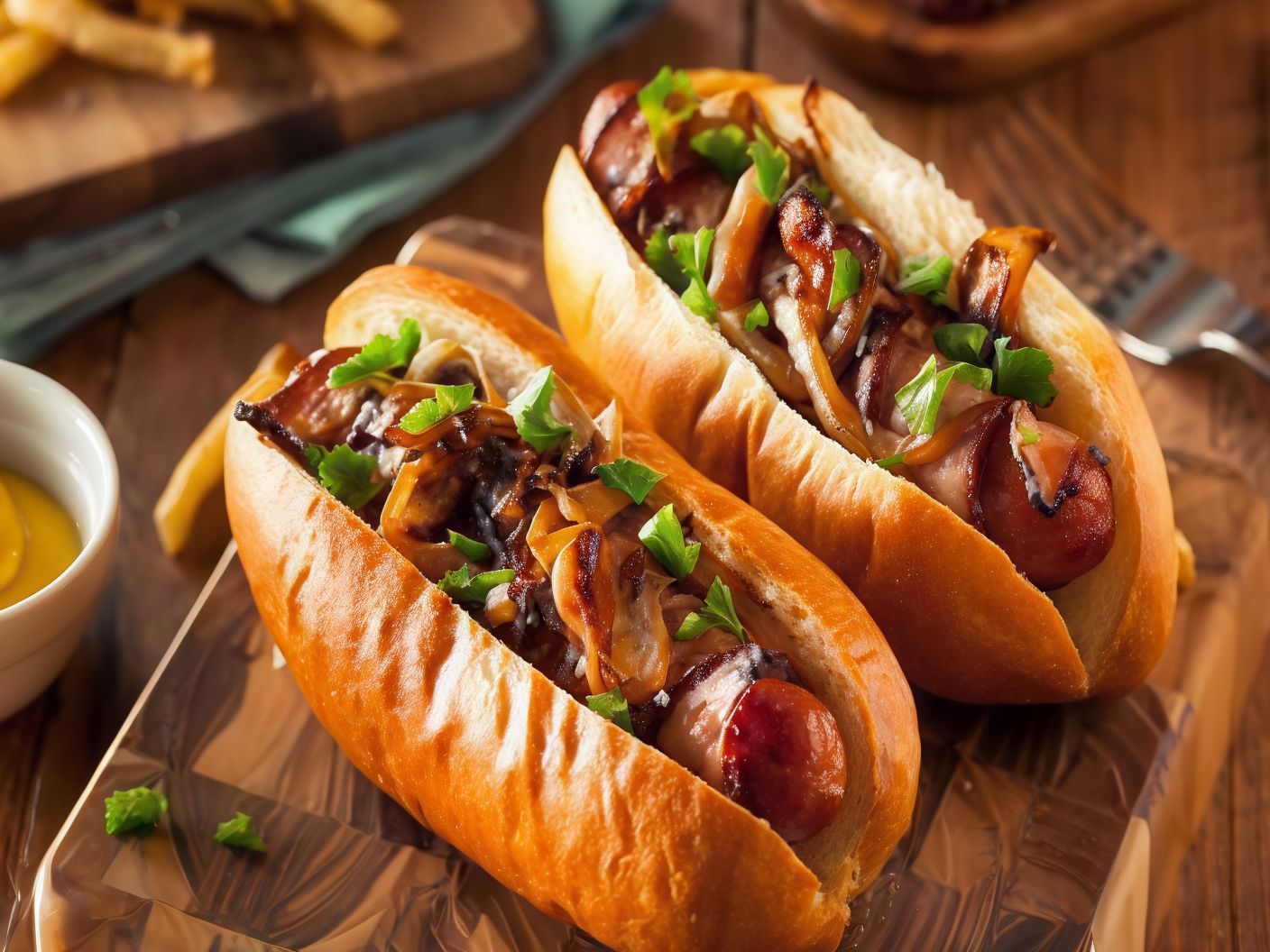 Foul With Sausage Sandwich