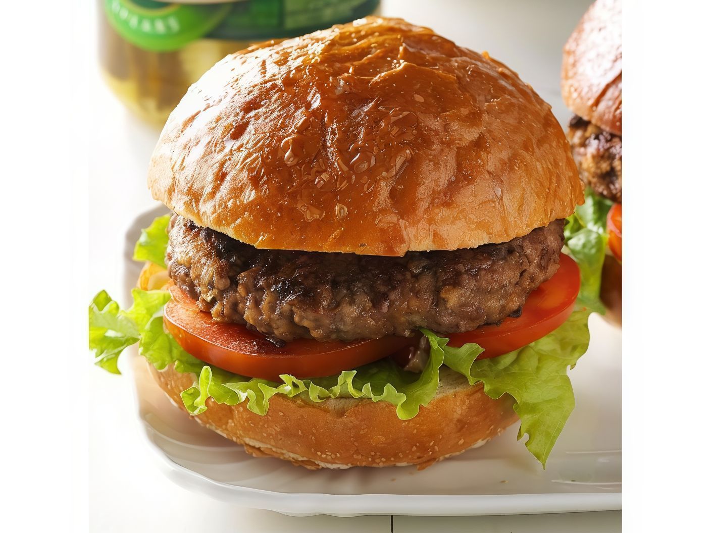 Mix Beef Burger Sandwich
