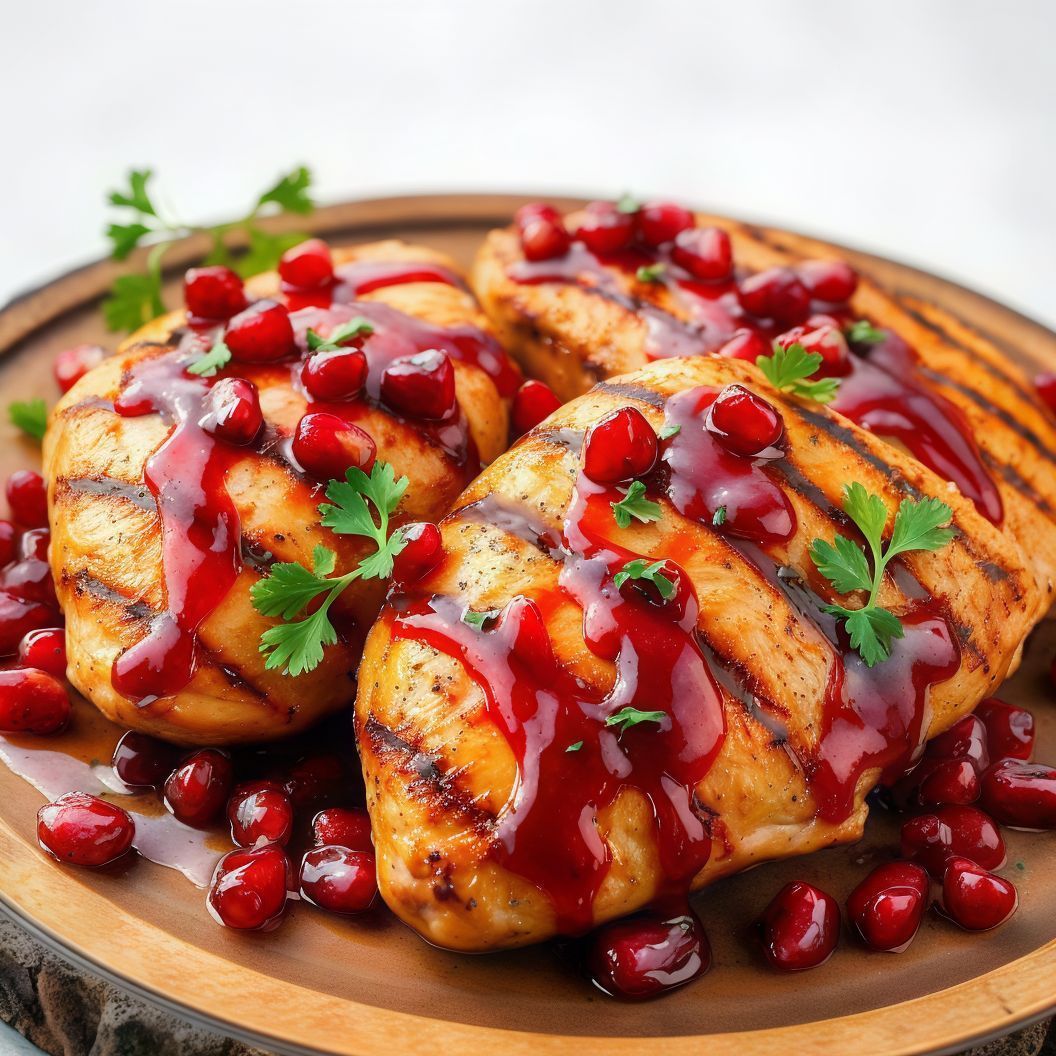 Grilled Chicken Breasts With Pomegranate