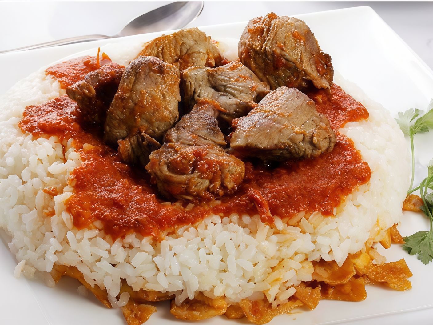 Egyptian Fatteh With Meat